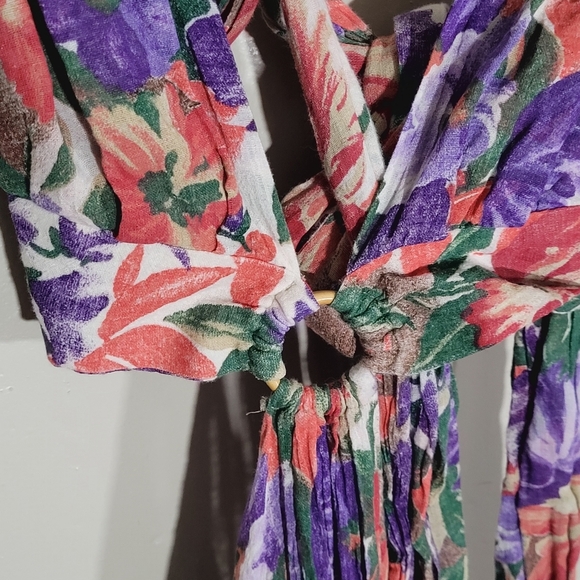 Just Be Queen Floral Maxi Dress - Picture 4 of 6